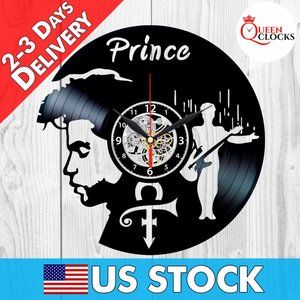 Prince Vinyl Wall Clock Wall Decor Gifts Ideas